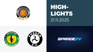 21.11.2025 - Highlights - Höchstadt Alligators vs. EV Füssen
