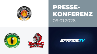 09.01.2026 - Pressekonferenz - Höchstadt Alligators vs. ECDC Memmingen Indians
