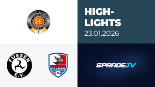 23.01.2026 - Highlights - EV Füssen vs. Heilbronner Falken