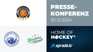 30.12.2024 - Pressekonferenz - SC Riessersee vs. Bietigheim Steelers