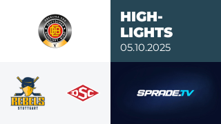 05.10.2025 - Highlights - Stuttgart Rebels vs. Deggendorfer SC