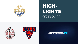 03.10.2025 - Highlights - EHC Königsbrunn vs. Devils Ulm/Neu-Ulm