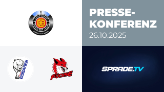 26.10.2025 - Pressekonferenz - Hammer Eisbären vs. Füchse Duisburg