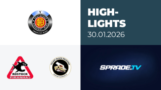 30.01.2026 - Highlights - Rostock Piranhas vs. TecArt BlackDragons