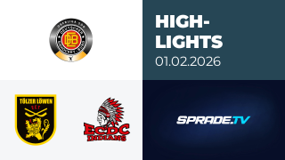 01.02.2026 - Highlights - Tölzer Löwen vs. ECDC Memmingen Indians
