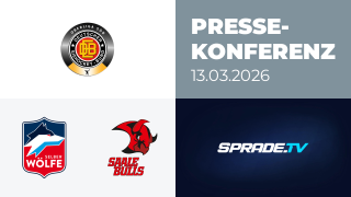 13.03.2026 - Pressekonferenz - Selber Wölfe vs. Saale Bulls Halle