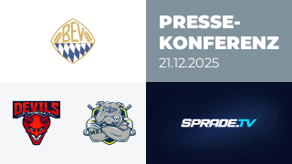 21.12.2025 - Pressekonferenz - Devils Ulm/Neu-Ulm vs. Schweinfurt Mighty Dogs