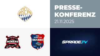 21.11.2025 - Pressekonferenz - Peißenberg Miners vs. ESC Kempten