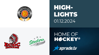 01.12.2024 - Highlights - ECDC Memmingen Indians vs. Bietigheim Steelers