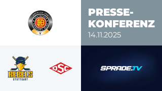 14.11.2025 - Pressekonferenz - Stuttgart Rebels vs. Deggendorfer SC