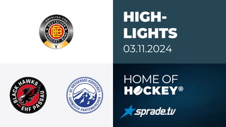 03.11.2024 - Highlights - EHF Passau Black Hawks vs. SC Riessersee