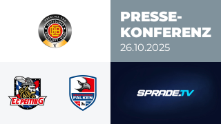 26.10.2025 - Pressekonferenz - EC Peiting vs. Heilbronner Falken
