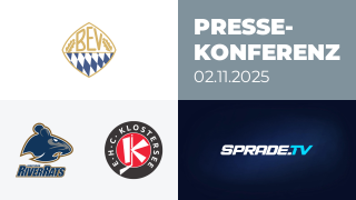 02.11.2025 - Pressekonferenz - ESC Riverrats Geretsried vs. EHC Klostersee