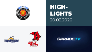 20.02.2026 - Highlights - Tilburg Trappers vs. Saale Bulls Halle