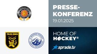 19.01.2025 - Pressekonferenz - Tölzer Löwen vs. SC Riessersee