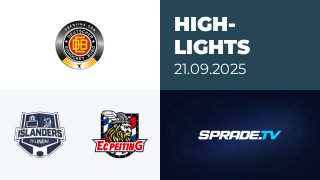 21.09.2025 - Highlights - EV Lindau Islanders vs. EC Peiting