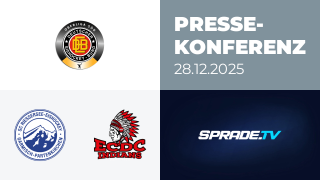 28.12.2025 - Pressekonferenz - SC Riessersee vs. ECDC Memmingen Indians