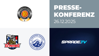 26.12.2025 - Pressekonferenz - EC Peiting vs. SC Riessersee
