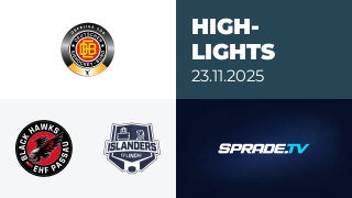 23.11.2025 - Highlights - EHF Passau Black Hawks vs. EV Lindau Islanders