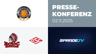 02.11.2025 - Pressekonferenz - ECDC Memmingen Indians vs. Deggendorfer SC