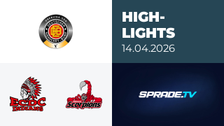 14.04.2026 - Highlights - ECDC Memmingen Indians vs. Hannover Scorpions