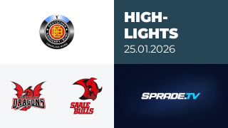 25.01.2026 - Highlights - Herforder Ice Dragons vs. Saale Bulls Halle