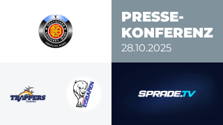 28.10.2025 - Pressekonferenz - Tilburg Trappers vs. Hammer Eisbären