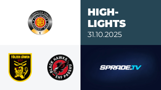 31.10.2025 - Highlights - Tölzer Löwen vs. EHF Passau Black Hawks