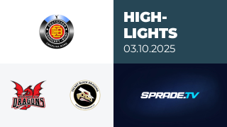 03.10.2025 - Highlights - Herforder Ice Dragons vs. TecArt BlackDragons