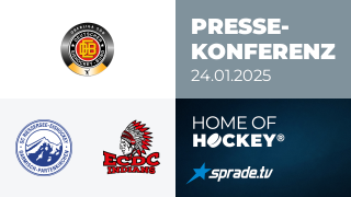 24.01.2025 - Pressekonferenz - SC Riessersee vs. ECDC Memmingen Indians