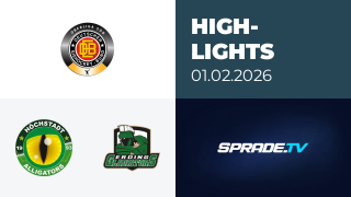 01.02.2026 - Highlights - Höchstadt Alligators vs. Erding Gladiators