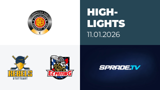 11.01.2026 - Highlights - Stuttgart Rebels vs. EC Peiting