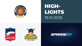 19.10.2025 - Highlights - Selber Wölfe vs. Stuttgart Rebels