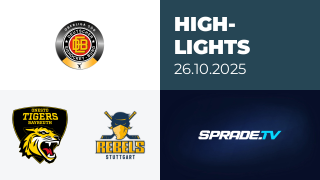 26.10.2025 - Highlights - onesto Tigers Bayreuth vs. Stuttgart Rebels