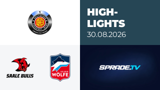 30.08.2026 - Highlights - Saale Bulls Halle vs. Selber Wölfe