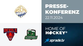 22.11.2024 - Pressekonferenz - Devils Ulm/Neu-Ulm vs. TSV Erding
