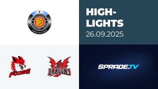 26.09.2025 - Highlights - Füchse Duisburg vs. Herforder Ice Dragons