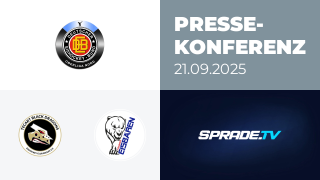21.09.2025 - Pressekonferenz - TecArt BlackDragons vs. Hammer Eisbären