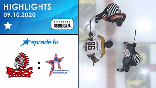 09.10.2020 - Highlights - ECDC Memmingen Indians vs. Ravensburg Towerstars