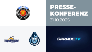 31.10.2025 - Pressekonferenz - Tilburg Trappers vs. KSW IceFighters Leipzig