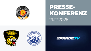 21.12.2025 - Pressekonferenz - onesto Tigers Bayreuth vs. SC Riessersee
