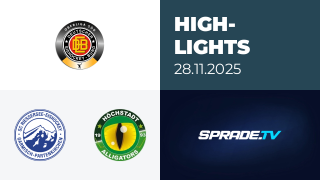 28.11.2025 - Highlights - SC Riessersee vs. Höchstadt Alligators
