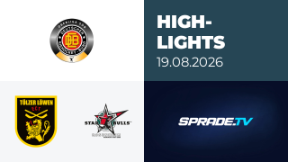 19.08.2026 - Highlights - Tölzer Löwen vs. Starbulls Rosenheim