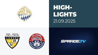 21.09.2025 - Highlights - ERSC Amberg vs. Schönheider Wölfe