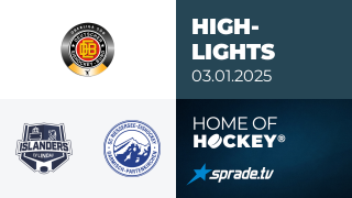 03.01.2025 - Highlights - EV Lindau Islanders vs. SC Riessersee