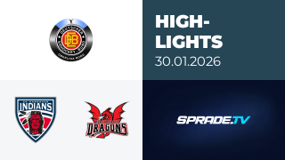 30.01.2026 - Highlights - Hannover Indians vs. Herforder Ice Dragons