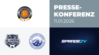 11.01.2026 - Pressekonferenz - EV Lindau Islanders vs. SC Riessersee