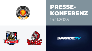 14.11.2025 - Pressekonferenz - EC Peiting vs. ECDC Memmingen Indians