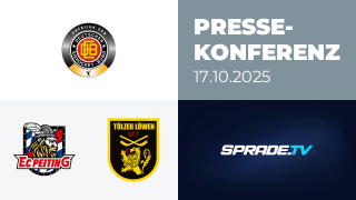 17.10.2025 - Pressekonferenz - EC Peiting vs. Tölzer Löwen