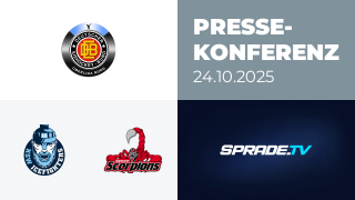 24.10.2025 - Pressekonferenz - KSW IceFighters Leipzig vs. Hannover Scorpions